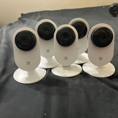 YI 1080p Home Camera 5 pack each with 32 GB card
