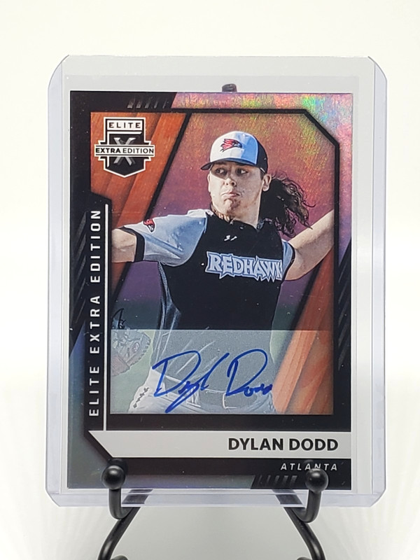 Dylan Dodd 2021 Panini Elite Extra Edition Autograph #96 BRAVES