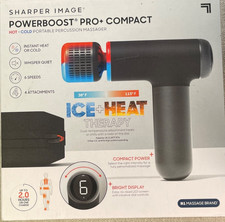 Sharper Image Powerboost Pro Compact Hot  Cold Percussion Massager