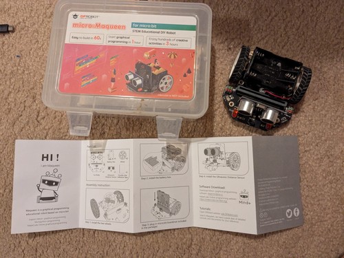 Lot of 3 DFRobot micro:Maqueen Lite STEM Educational Programming Robots ...