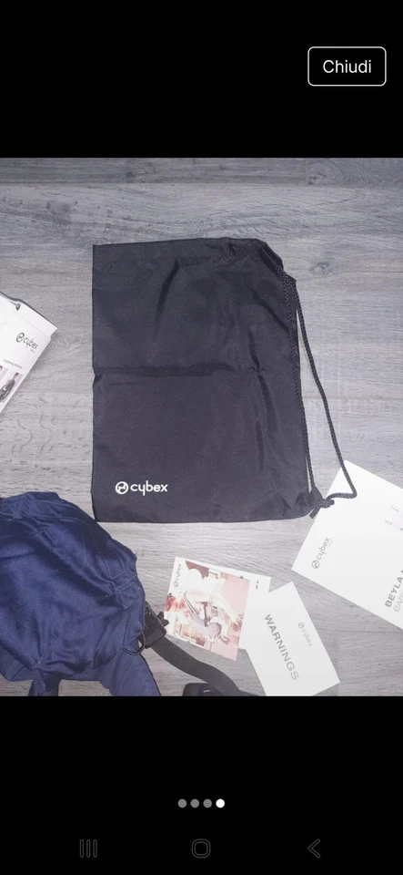 marsupio neonato Babycarrier  Cybex gold - Immagine 4 di 4