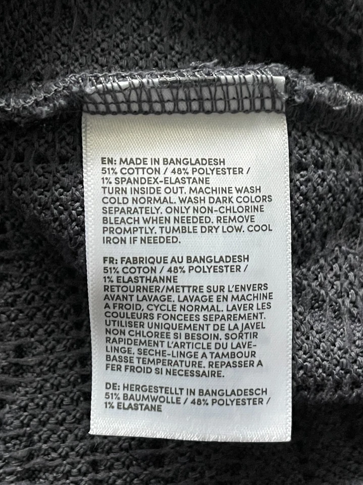 Lands' End Shirt Mens XXL Textured Cable Camp Collar Short Sleeve - Image 4 of 4