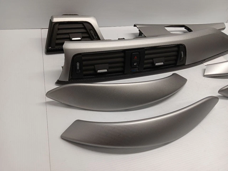 Juego de molduras interiores BMW F36 428i 435i 440i 430i acabado aluminio OEM Foto 2 de 4