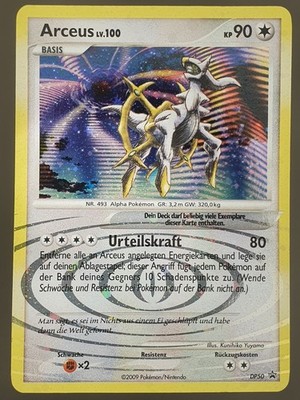 Arceus Lv.100 DP50 Black Star Promo Pokémon Karte Diamant & Perl Deutsch Pokemon