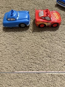 Lego Duplo Pixar Cars LIGHTNING McQUEEN Red & Doc Hudson Hornet Lot