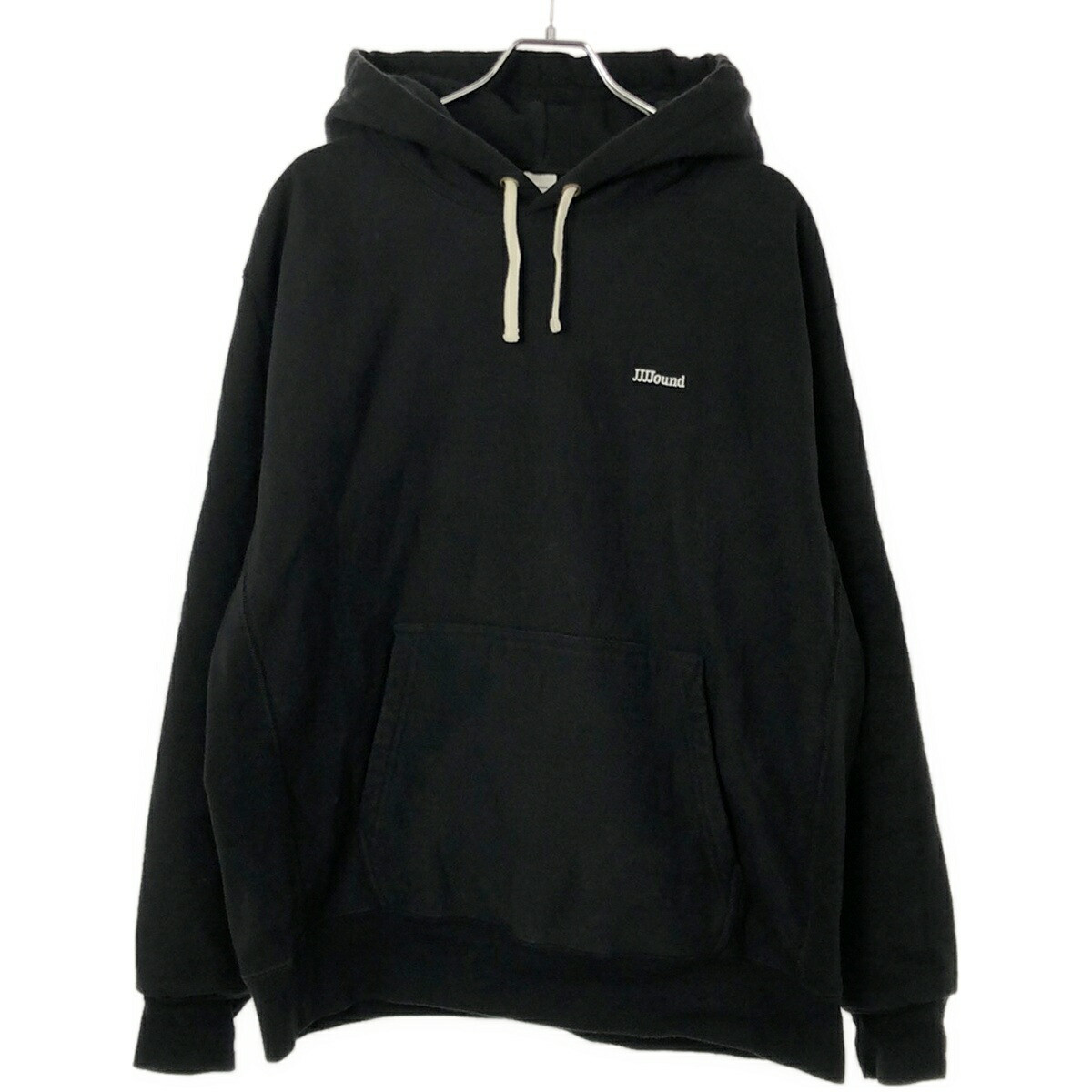 Jjjjound J80 Hoodie Logo Embroidery Sweat Black L Used Jjjjound J80 Hoodie Logo Embroidery Sweat Black L Used
