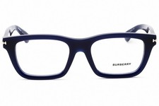 BURBERRY BE2419-4120-53 Eyeglasses Frame Size 53mm 19mm 145mm BLUE Men 80562622