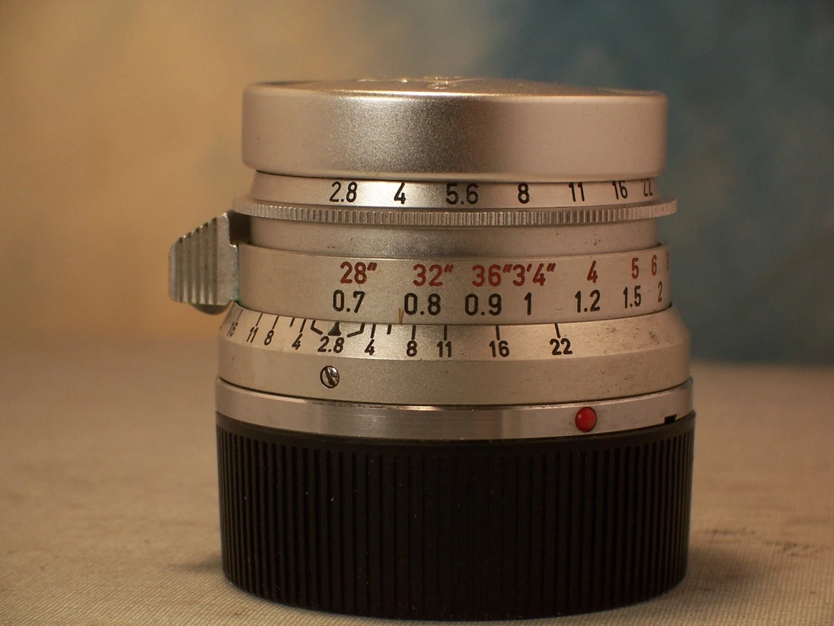 Leica Leitz Summaron f/2,8 - 35mm. Monture M avec viseur fixe/Voir les défauts