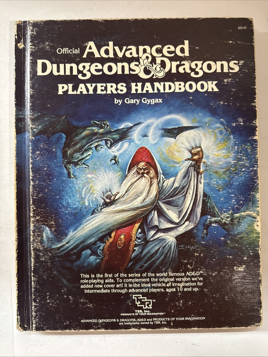 TSR Advanced Dungeons and Dragons Players Handbook- 1980 for