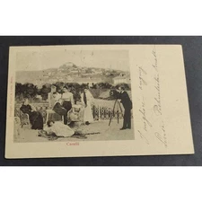 Cartolina Canelli - Viaggiata nel 1901 - Persone - Fotografo