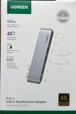 Ugreen 6-In-1 USB-C Multifunction Adapter For MacBook Air/Pro