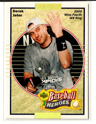 2005 Upper Deck Baseball Heroes Jeter #95 Derek Jeter ~ Yankees! ~ Wins 4th Ring