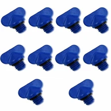 Mercury Marine/Mercruiser New Nylon Blue Drain Plug Pack of 10, 22-8M0119211