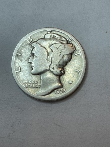 1935 Silver Mercury Head Dime