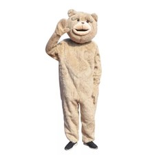 Teddy Bear of TED Adult Size Halloween Cartoon Mascot Costume Fancy Dress NEW