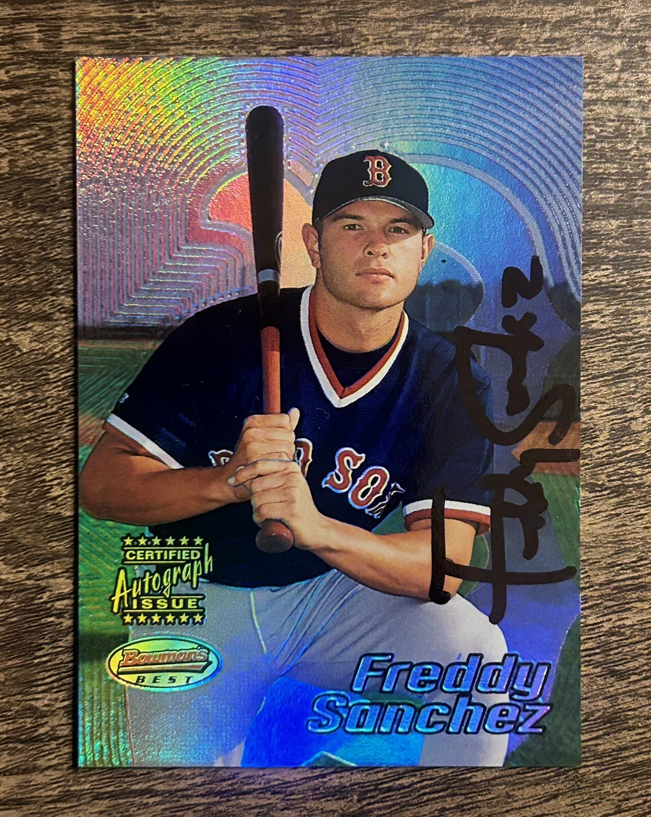 2002 Bowman's Best #146 Freddy Sanchez Auto RC Rookie