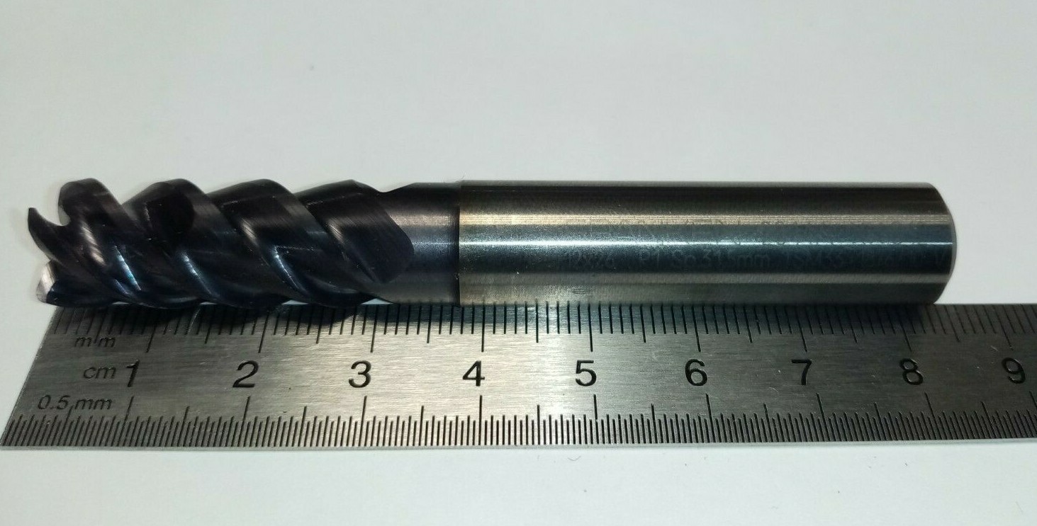 Fraise carbure 4 dents Ø 12 mm FRANKEN EMUGE pour fraisage de précision de l'acier