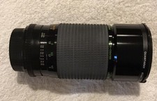 Quantaray 75-200mm lens for Minolta 35mm camera. Macro One Touch Zoom. Vintage.