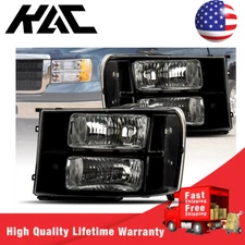 KAC Headlight Assembly For 2007-2014 GMC Sierra 100% OE Standard