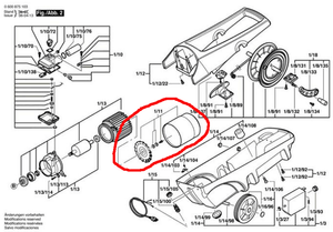 Bosch Aquatak 1500x 0600875142 Parts Set Part Number F016f03076