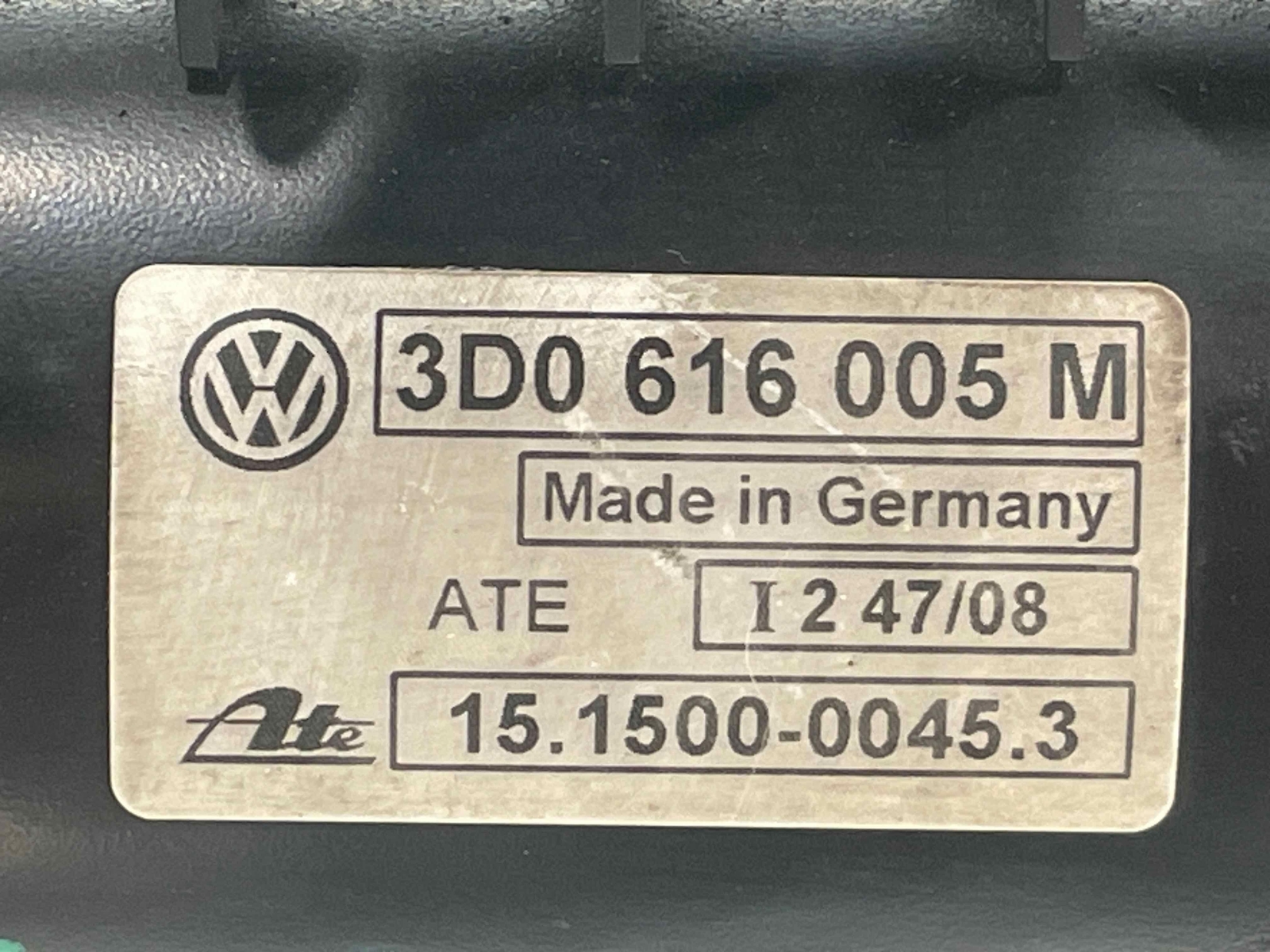 2009 Bentley Continental Flying Spur 6.0L Air Ride Susp Compressor 3D0616005M