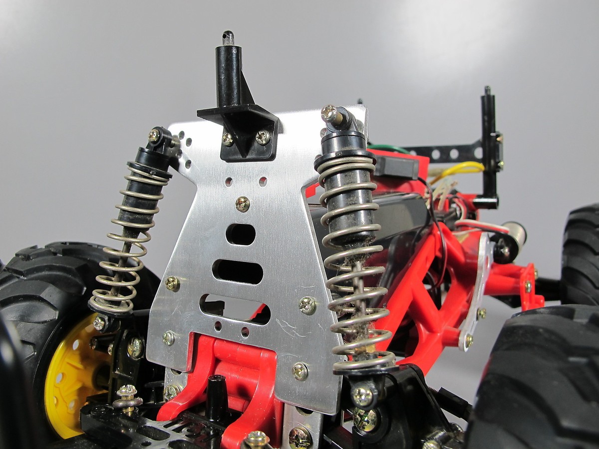 Aluminum Front Shock Mount Tower 1/10 R/C Tamiya Brat Blackfoot
