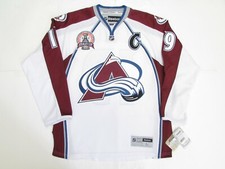 JOE SAKIC COLORADO AVALANCHE AWAY 2001 STANLEY CUP FINAL REEBOK HOCKEY JERSEY