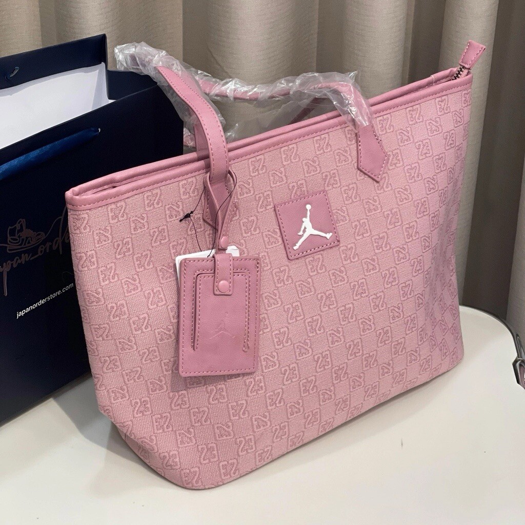 JORDAN MONOGRAM TOTE BAG (32L) “PINK GLAZE” - 32L (FREE