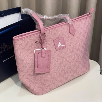 JORDAN MONOGRAM TOTE BAG (32L) “PINK GLAZE” - 32L (FREE