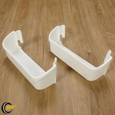 2-Pack Refrigerator Door Shelf Bin Replacement For Frigidaire 240363701 891286