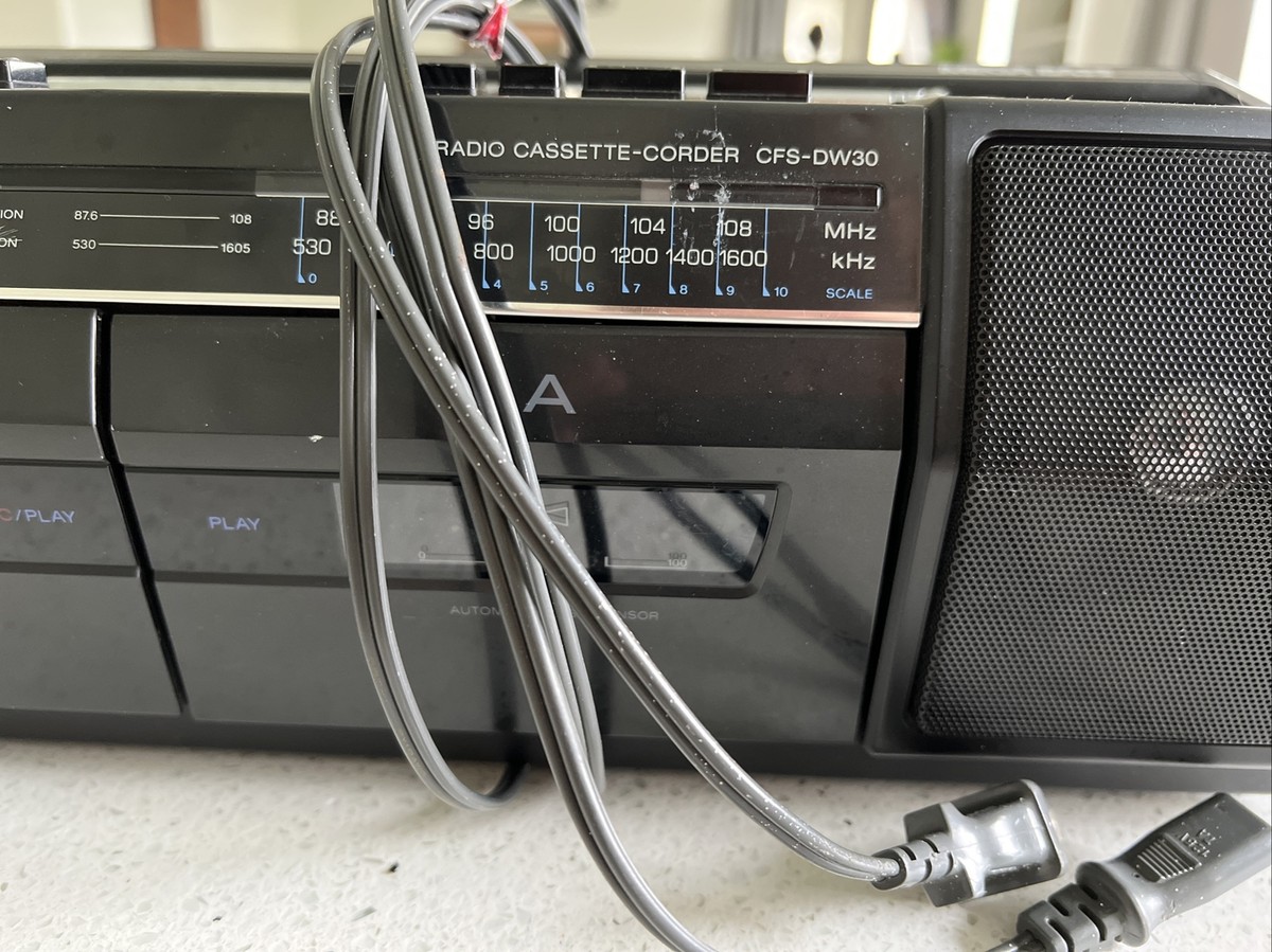 希少！SONY CFS-DW30 3連イコライザー　ウーハー　ラジカセ　新品並 Sony CFS-DW30 radio cassette-corder Vintage | eBay