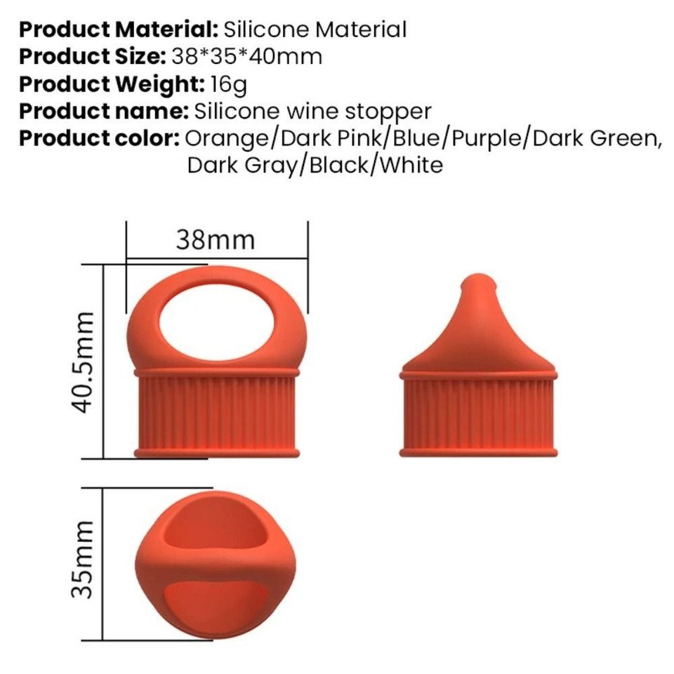 Leak Proof Wine Bottle Stopper Vacuum Sealed Champagne Bottle Stopper