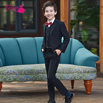 Jungen Kinder Kommunion Hosen Fest Anzug Smoking Taufe Hochzeit Anzug 3-11Jahre - Bild 1 von 4