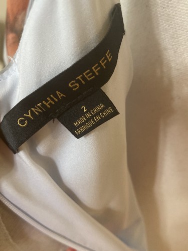 NWT Cynthia Steffe Rhea Midi Dress Floral Chiffon Flutter Sleeve Size 2 / Small - Picture 9 of 9