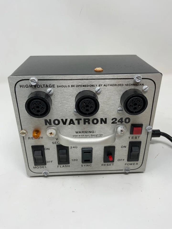 Novatron 240 Lighting Kit 2 Lights Tested and Working Free Ship - Image 4 of 4