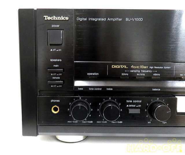 TECHNICS Integrated Amplifier SU-V100D AC100V Working TECHNICS Integrated Amplifier SU-V100D AC100V Working