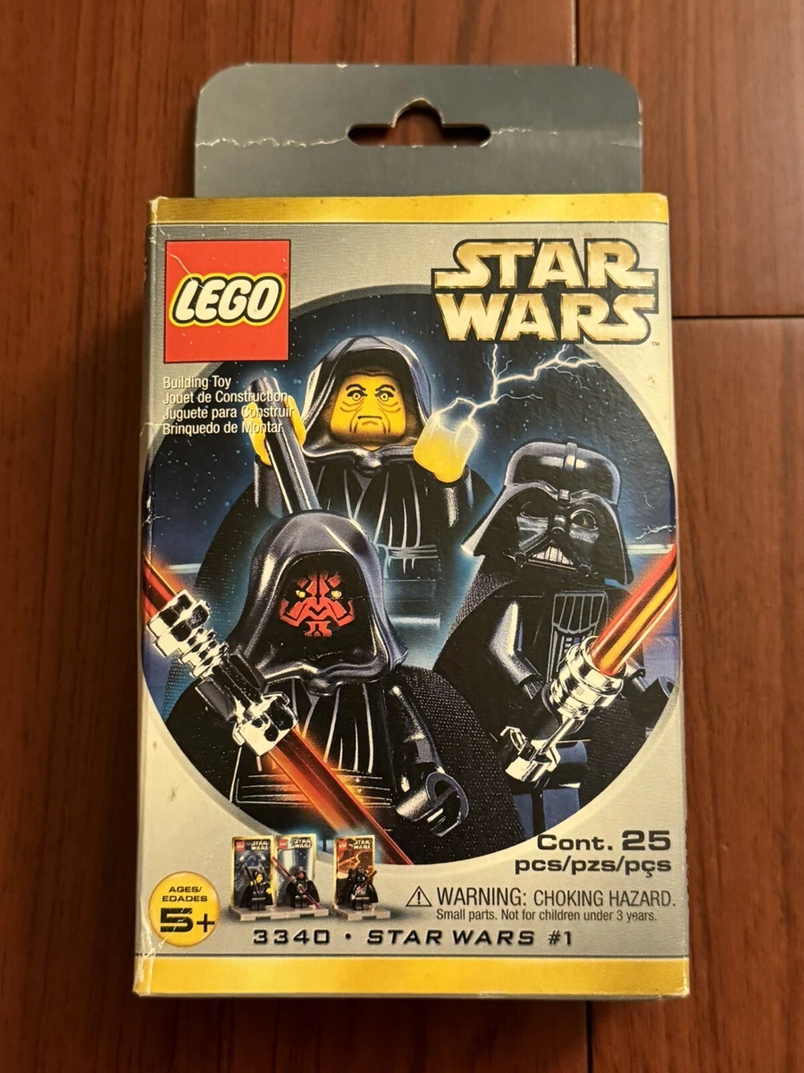 Lego 3340 Star Wars Minifigures New In Box. Darth Maul, Vadar 