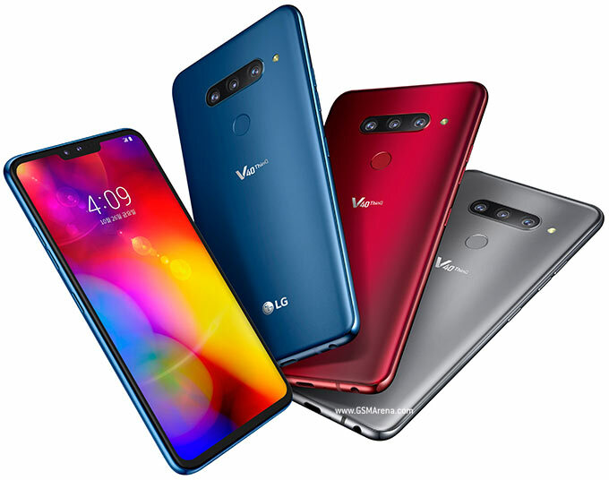 LG Electronics - LG V40 ThinQ Dual-SIM LM-V405EBWモロッコブルー LG V40 ThinQ Dual-SIM LM-V405EBWモロッコブルー