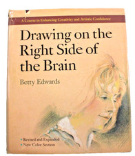 Drawing on the Right Side of the Brain by Betty Edwards 1989, Hardcover w D/J