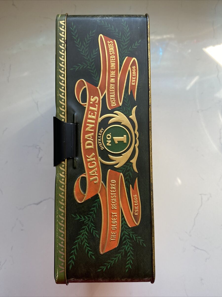 Vintage Jack Daniels Tin Box Old No.7 Tennessee Whiskey Vintage Jack Daniels Tin Box Old No.7 Tennessee Whiskey