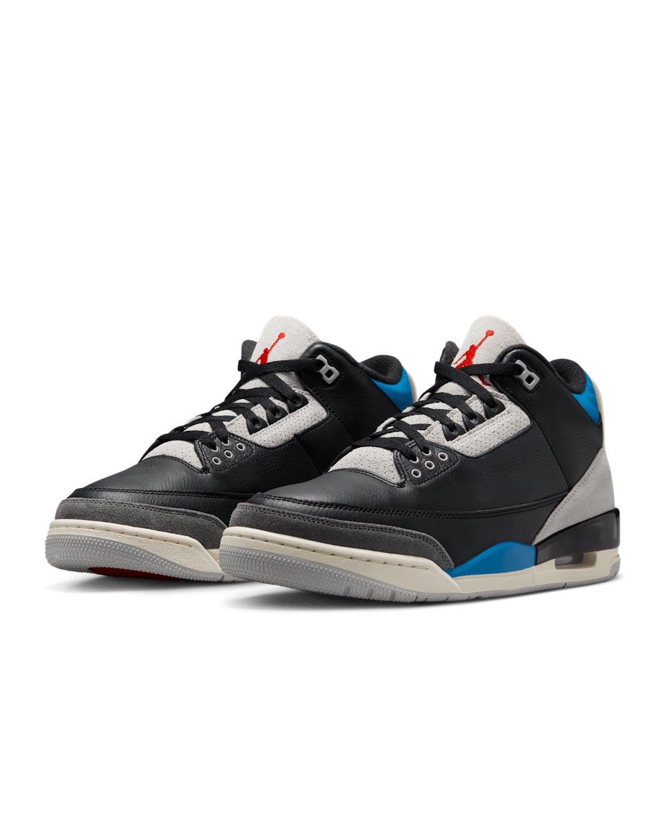 NIKE AIR JORDAN 3 RETRO OG BLACK/CHILE RED-N GREY 国内発送 Nike Air Jordan 3 Retro OG Shoes Black Chile Red Gray IB8967