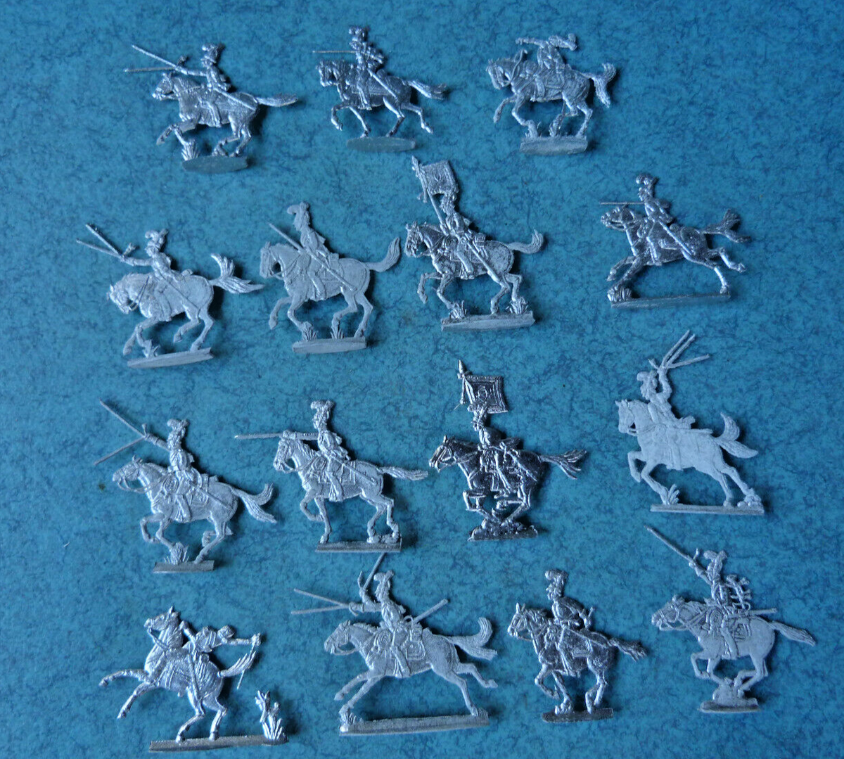 Figurines étain Zinnfiguren - Waterloo - Rgt De Nassau (38 Pièces) - 30mm