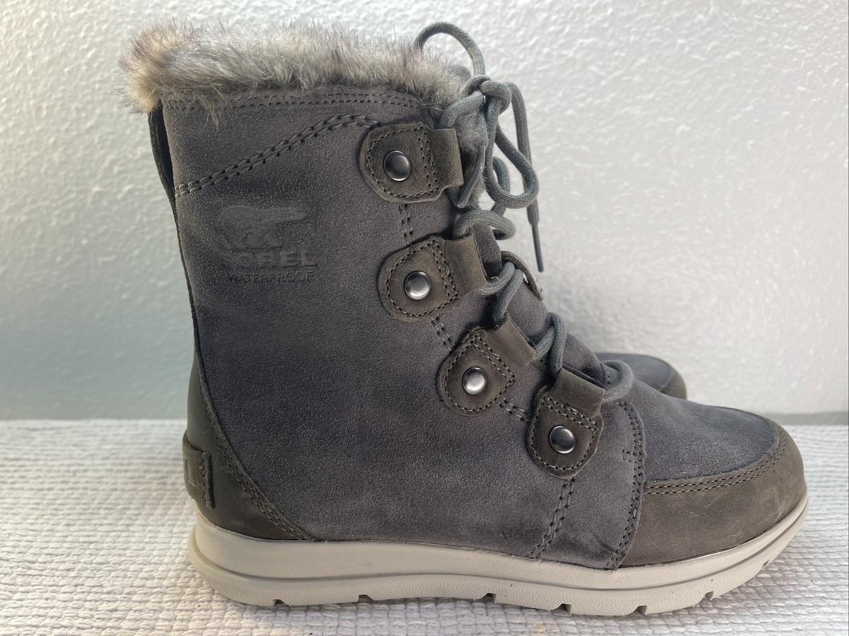 Sorel Waterproof Gray Boots Sorel 1964 Premium CVS Boots Womens Sz 10 M Waterproof Black  main image 4