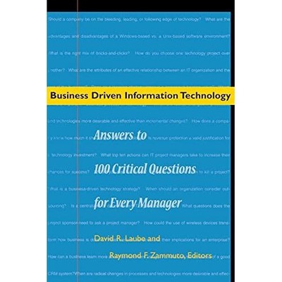 Business Driven Information Technology: Antworten auf 100 - Taschenbuch NEU David La