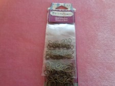 JUMP RINGS OVAL ANTIQUE BRASS ASSORTMENT 120 PIECES FREE SHIPPING