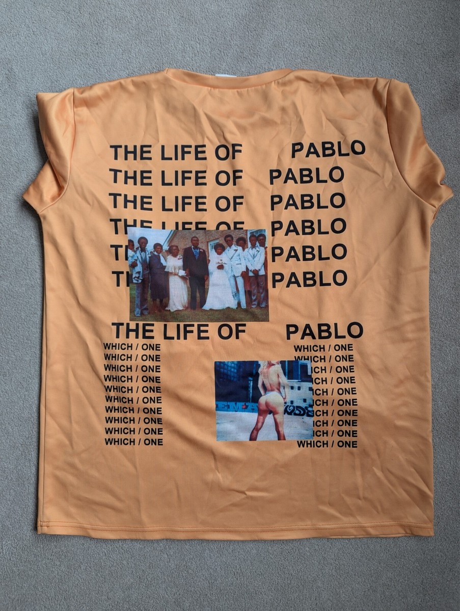Kanye West Rare The Life of Pablo Album Merch Orange Long Sleeve