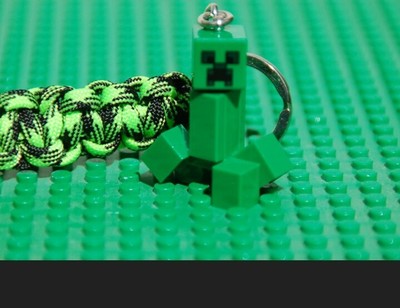 lego minecraft keychain
