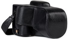 MegaGear Ever Ready Leather Camera Case Canon Rebel T8i T7i 77D