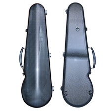 High Quality Triangle Mixed Carbon Fiber 4/4 Violin Case with Handles Straps