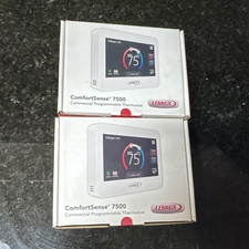 LENNOX ComfortSense 7500 Programmable Commercial Thermostat White Rectangular